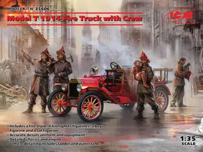 Fire Truck with Crew - Model T1914