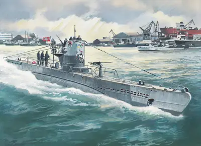 Niemiecki okręt podwodny U-Boot typ IIB, 1943