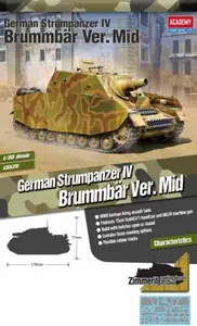 Niemieckie działo pancerne Sturmpanzer IV Brummbär, wersja środkowa