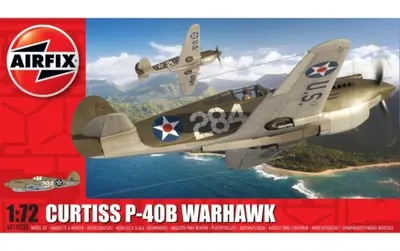 Amerykański myśliwiec Curtiss P-40B Warhawk