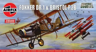 Fokker DR1 Triplane i Bristol Fighter Dogfight Double, seria Vintage Classics