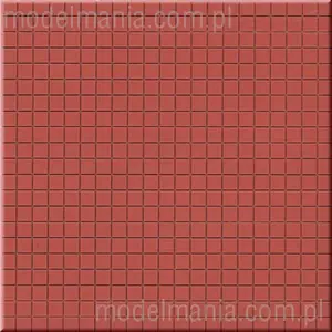 Polistyren - Płyta chodnikowa brązowa 10x20cm