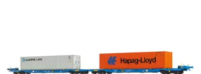 Wagon kontenerowy podwójny typ Sffggmrrss36 „MAERSK / Hapag-Lloyd”, AAE