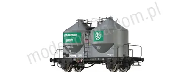 Wagon towarowy silos na pył typ Ucs909 „Cement Heidelberger”