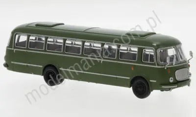 Autobus JZS Jelcz 043 - ciemnozielony - 1964 rok - wersja wojskowa