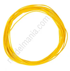 Przewód 0,04 mm², żółty, 10 m