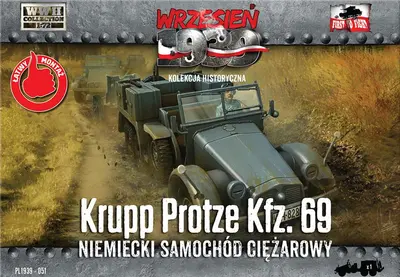 Krupp Protze Kfz.69 niemiecki samochód ciężarowy