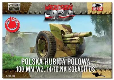 Polska haubica polowa 100 mm wz. 14/19 na kołach DS