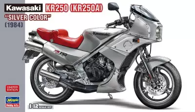 Kawasaki KR250A w kolorze srebrnym
