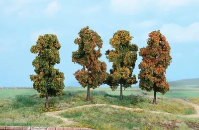 Drzewa liściaste jesienne 11 cm (Seria Super Artline) / 4 szt.