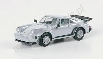 Porsche 911 Turbo srebrny metallic