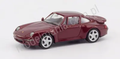 Porsche 911 Turbo, czerwony metallic