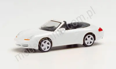 Porsche 911 (996) Carrera 4 Cabrio, biały metallic