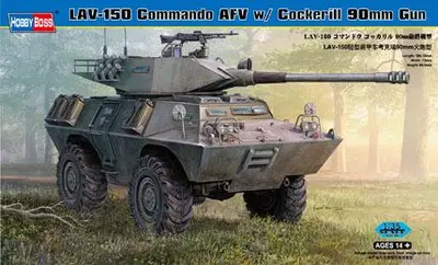 Amerykański samochód pancerny LAV-150 Commando AFV z działem Cockerill 90mm