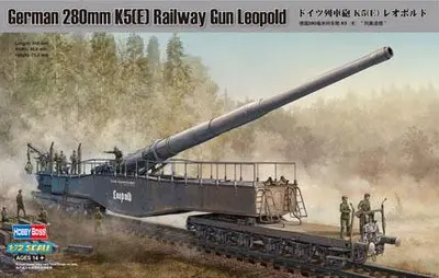 Niemieckie działo kolejowe 280mm K5(E) Leopold