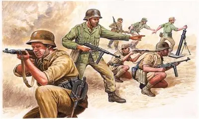 Niemiecka piechota, Afrika Korps