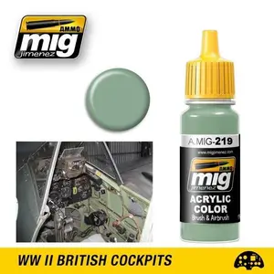 Farba akrylowa Ammo Mig - Interior Green FS 34226 (BS283)