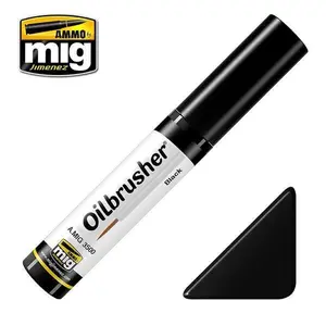 Farba olejna Oilbrusher Ammo Mig - Black