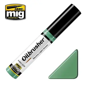 Farba olejna Oilbrusher Ammo Mig - Mecha Light Green