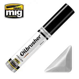 Farba olejna Oilbrusher Ammo Mig - Silver