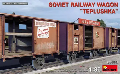 Sowiecki wagon towarowy kryty Teplushka
