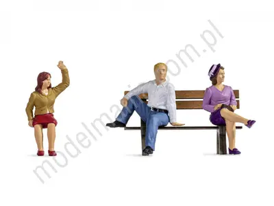 Ludzie siedzący na ławce