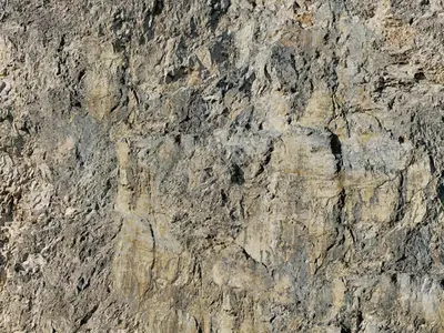 Papier marszczony do wykonania imitacji skał - Knitterfelsen „Großvenediger”