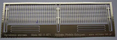 Fototrawione ogrodzenie ażurowe 17,5 x 61,5 mm