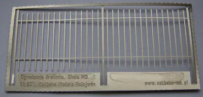 Fototrawione ogrodzenie drabinka 55,5 x 24,5 mm