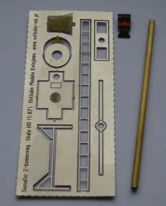 Fototrawiony semafor 1-komorowy (blacha, rurka plus dioda)