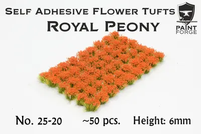 Kępy kwiatów - Royal Peony 6mm / 50szt.