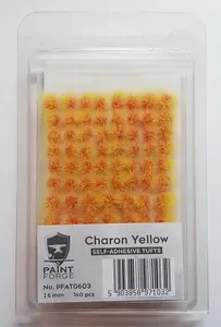 Kępy traw - Charon Yellow 6mm / 140szt.