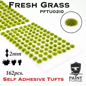 Kępy traw - Fresh Grass Grass Tufts 2mm / 162szt.