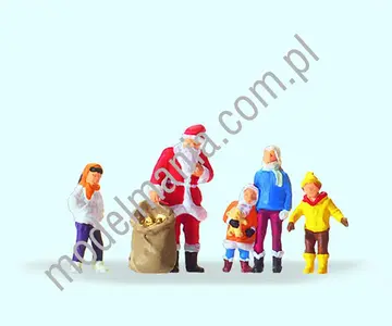 Święty Mikołaj z dziećmi