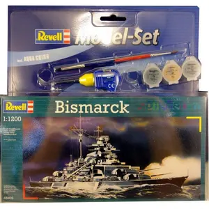 Niemiecki pancernik "Bismarck" (z farbami)
