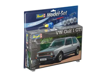 Samochód VW Golf 1 GTI (z farbami)