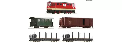 Zestaw pociągowy spalinowóz 2095 005-1 + 4 wagony