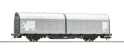 Wagon towarowy z przesuwnymi ścianami typu Hbbillns