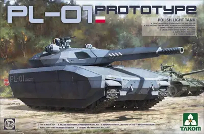 Polski lekki czołg PL-01 prototyp