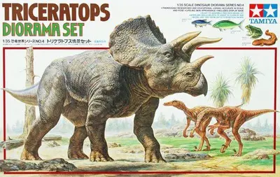Dinozaur Triceratops Diorama