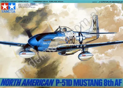 Amerykański myśliwiec P-51D Mustang 8th AF