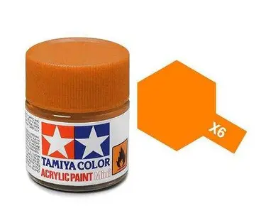 Farba akrylowa - X-6 Orange gloss / 10ml