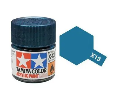 Farba akrylowa - X-13 Metallic Blue gloss / 10ml
