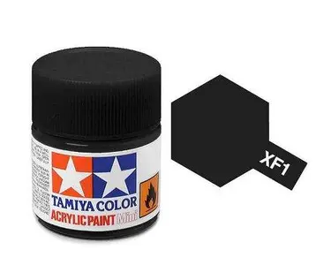 Farba akrylowa - XF-1 Flat Black matt / 10ml