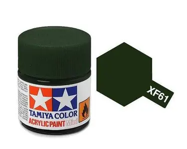 Farba akrylowa - XF-61 Dark Green matt / 10ml