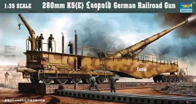 Niemieckie działo kolejowe Leopold 280mm K5 (E)