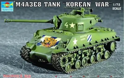 Amerykański czołg średni M4A3E8 Tank (T80 Track), wojna koreańska