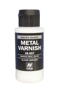Metal Varnish 60 ml. Gloss, lakier metaliczny, błyszczący