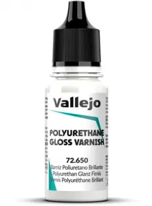 VALLEJO 72650 Polyurethane Gloss Varnish 18 ml.