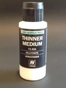 Model Color Thinner 60 ml. Rozcieńczalnik do akryli